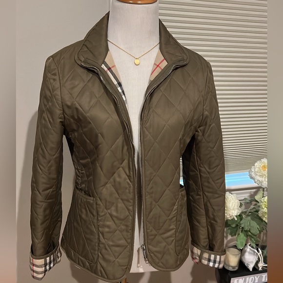 Burberry Jackets & Blazers - Burberry Classic Plaid Quilted Jacket